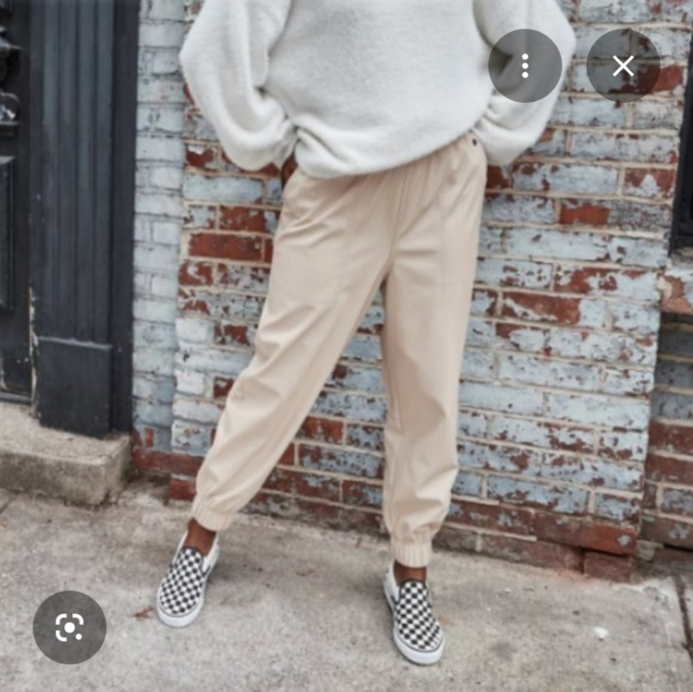 Calia Cream Jogger Track Pants S